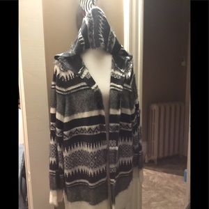 Beautiful cozy and warm hoodie cardigan